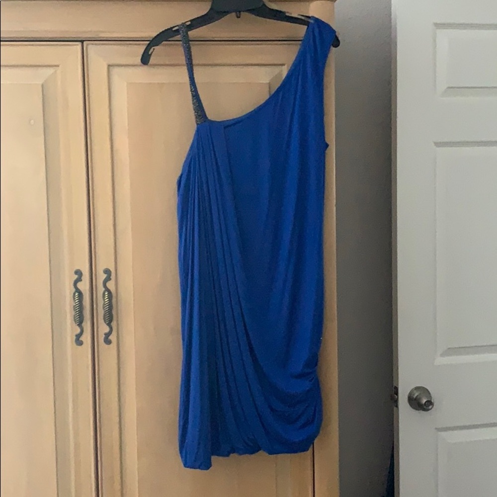 Royal blue dress